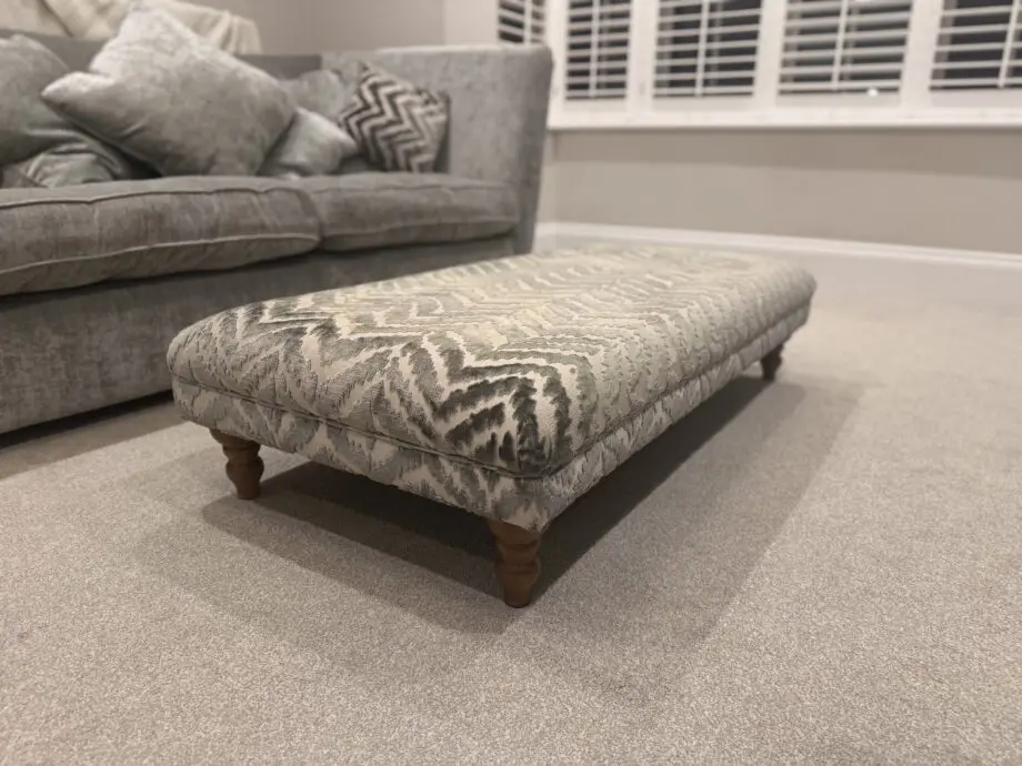 Sofology Richmonde Grey 4 & 3 seater with long footstool