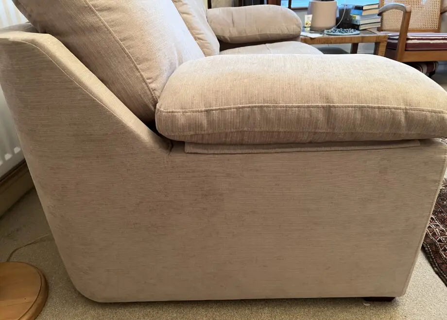 Beige Sofaworks 2 seater comfy sofa
