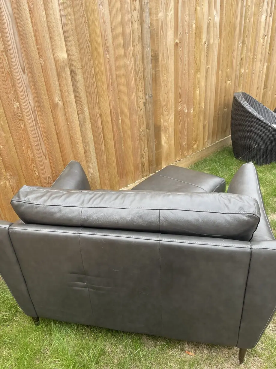 Sofology charcoal 3 seater chaise sofa + 2 seater Love seat and footstool