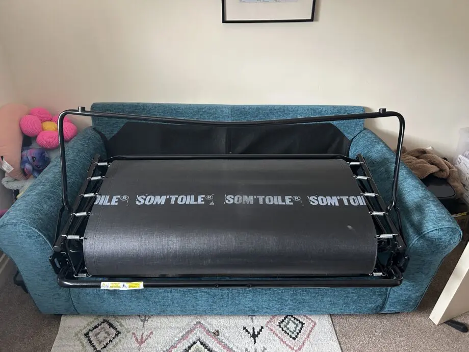 Argos blue sofa bed - 2 seater