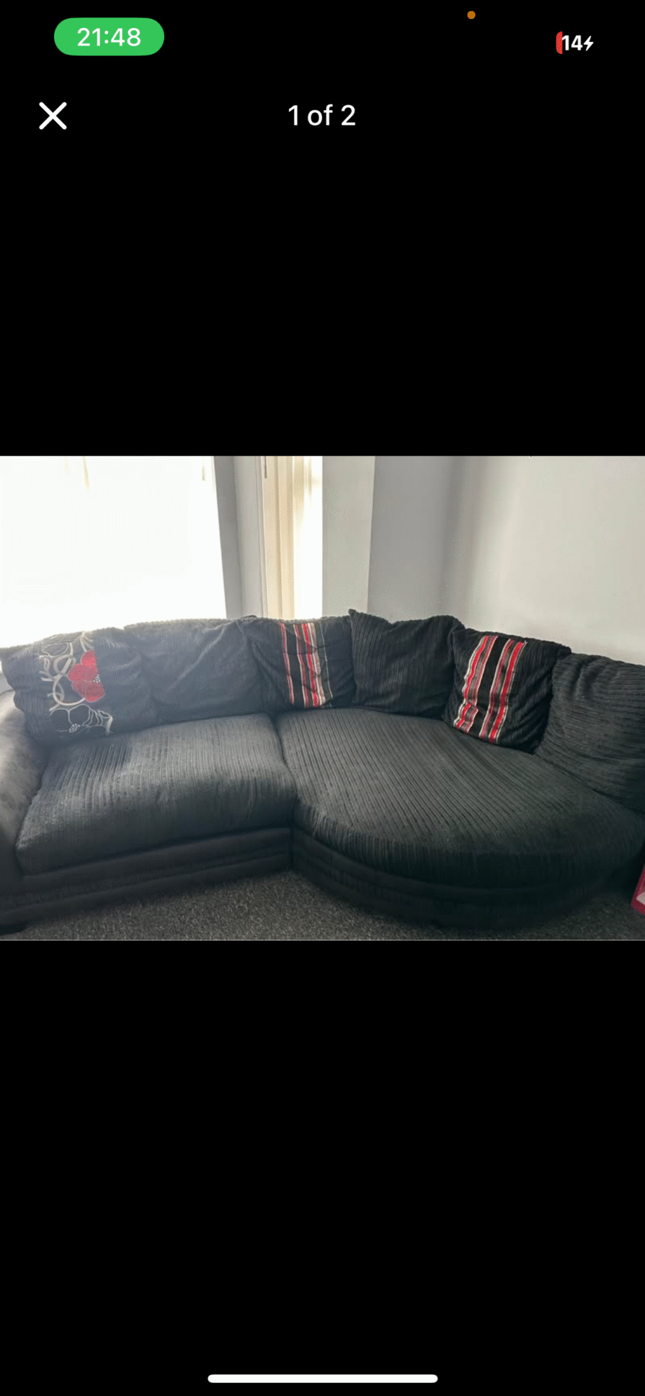Corner sofa with swivel chair