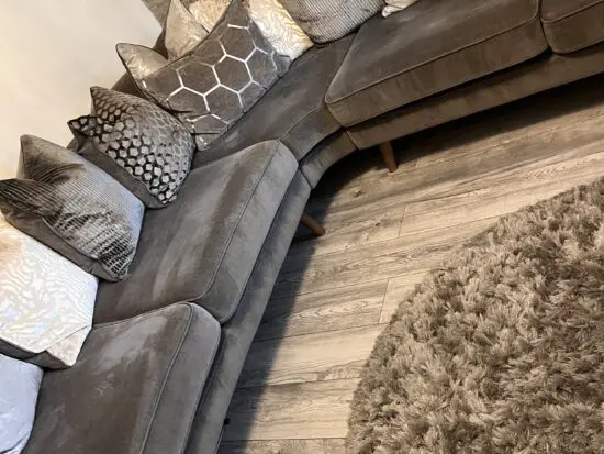 Sofology grey Honeycomb corner sofa