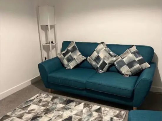 Sofology soft teal 3 seater