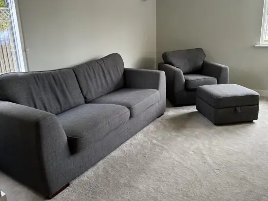 DFS Dark Grey sofa set