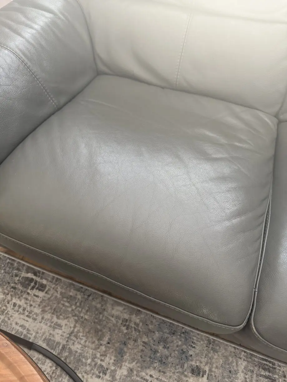 Leather sofa set