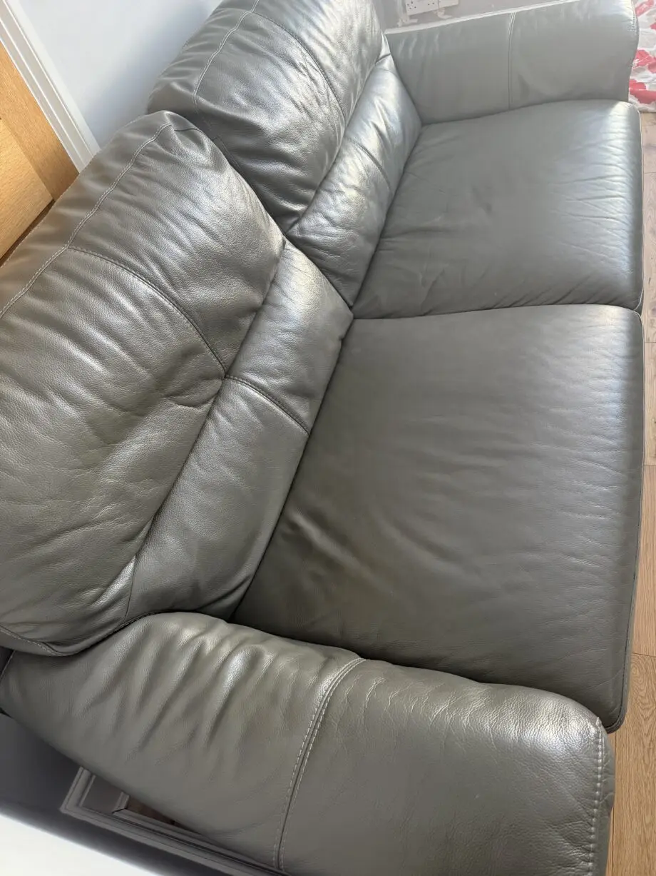 Leather sofa set
