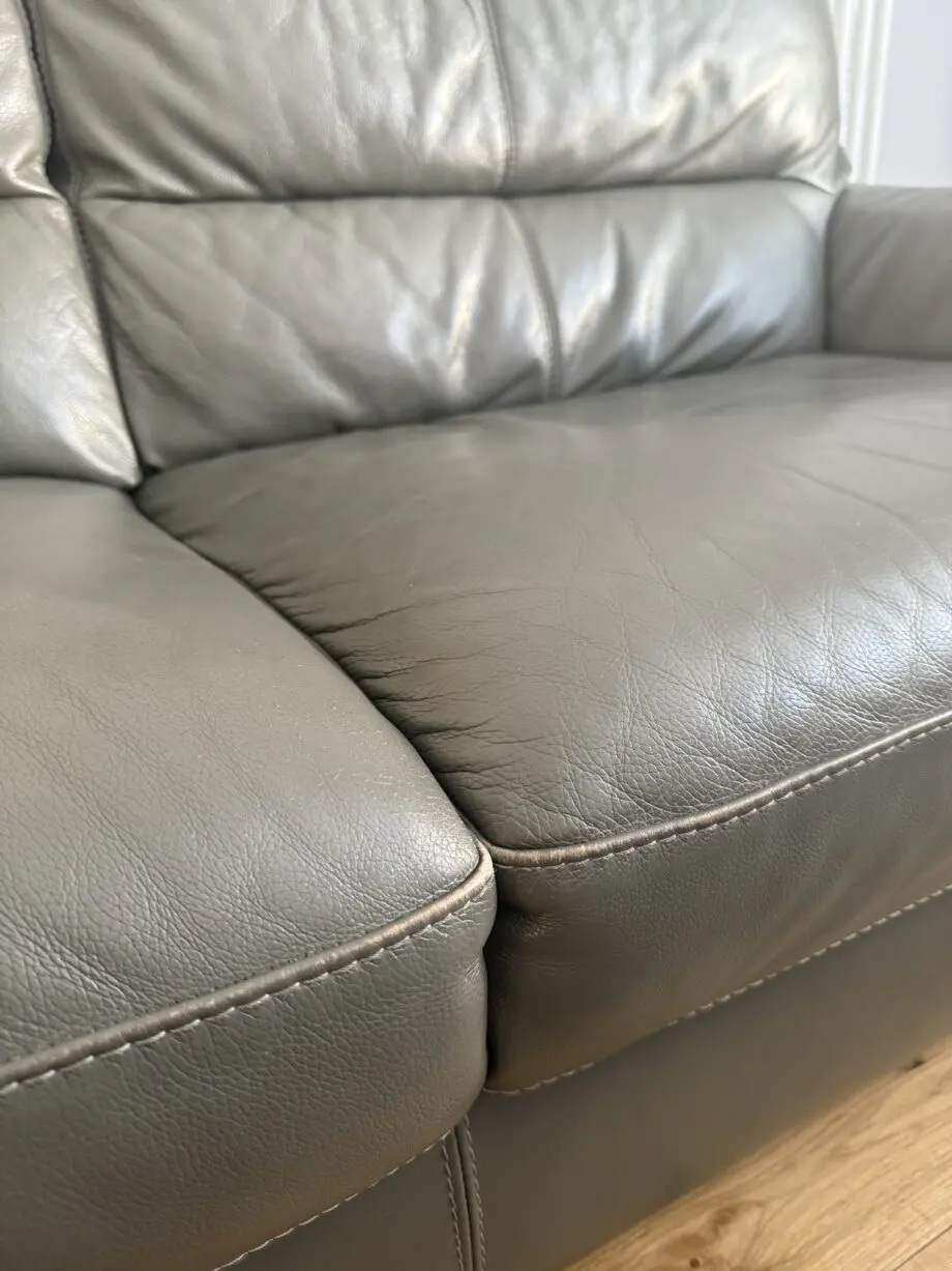 Leather sofa set