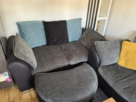DFS grey sofas set