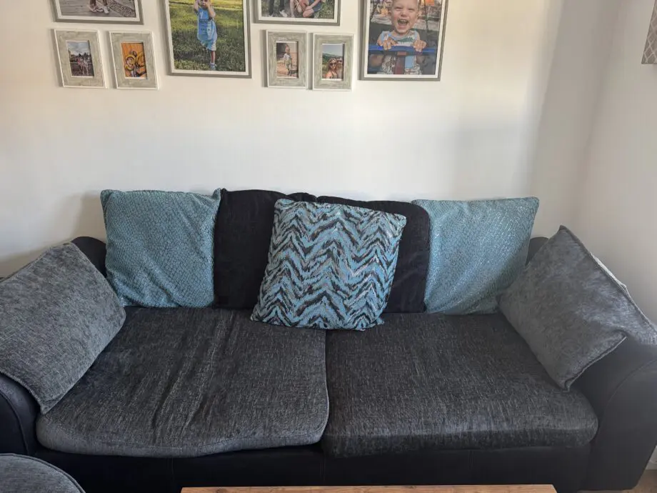 DFS grey sofas set