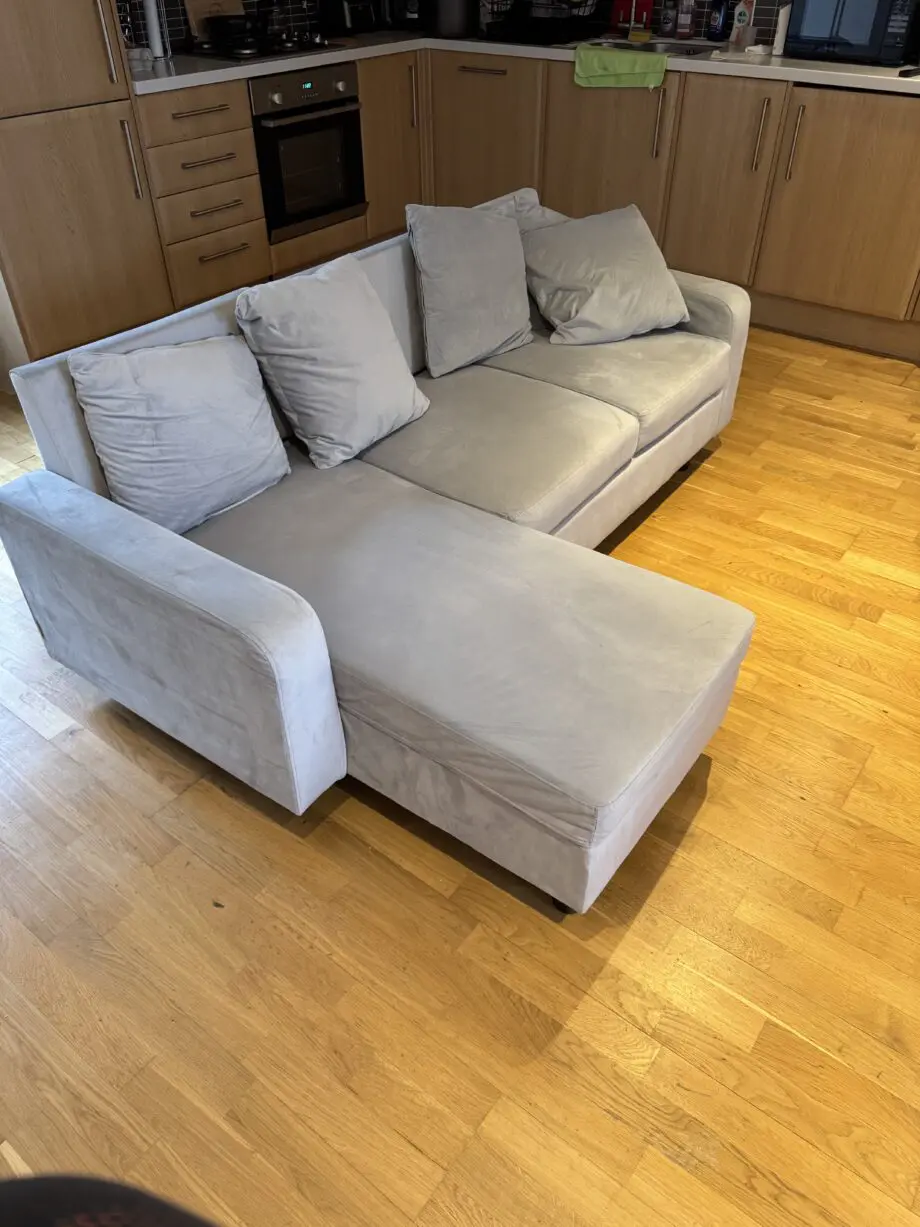 Laura James Grey Tracy Corner Sofa