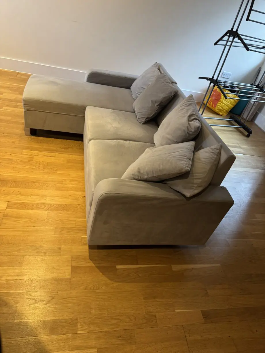 Laura James Grey Tracy Corner Sofa