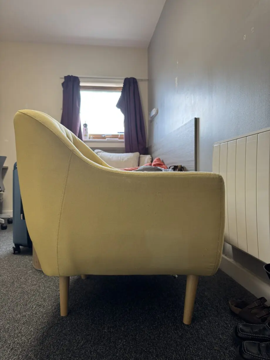 Yellow armchair