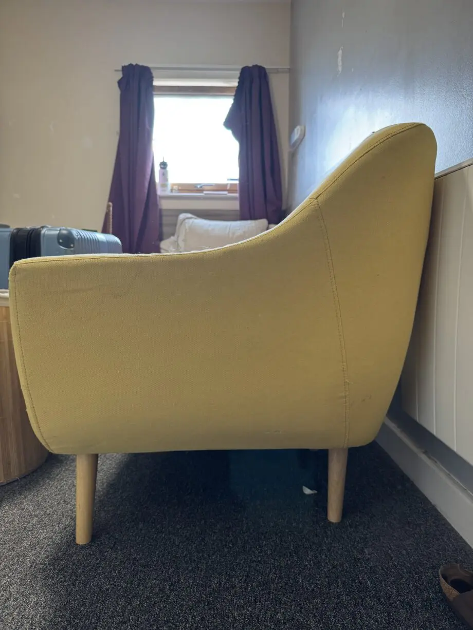 Yellow armchair