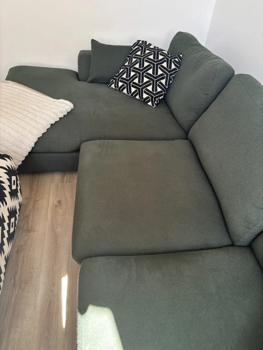DFS Calix Corner Sofa Forest Green