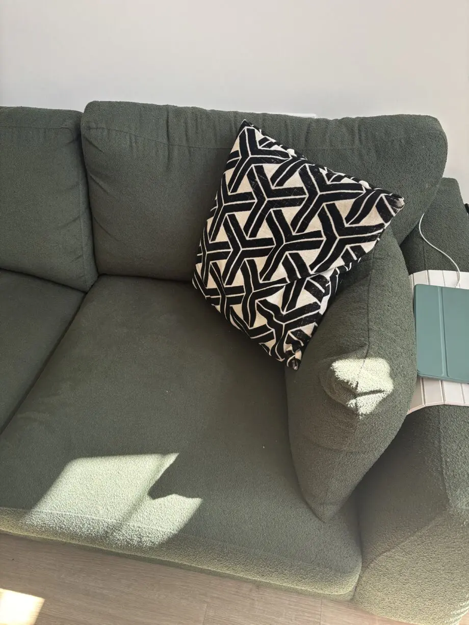 DFS Calix Corner Sofa Forest Green