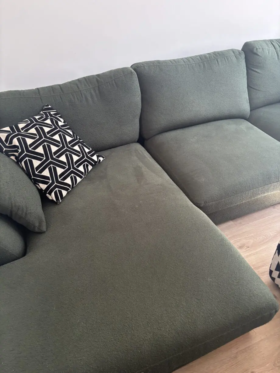 DFS Calix Corner Sofa Forest Green