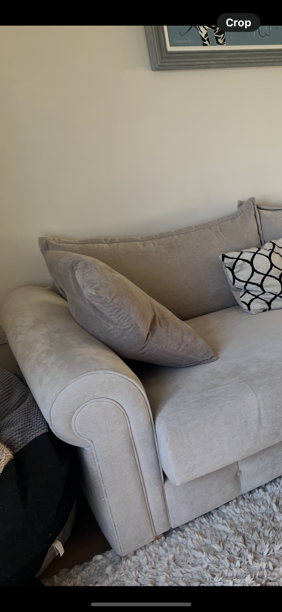 L-shaped sofa