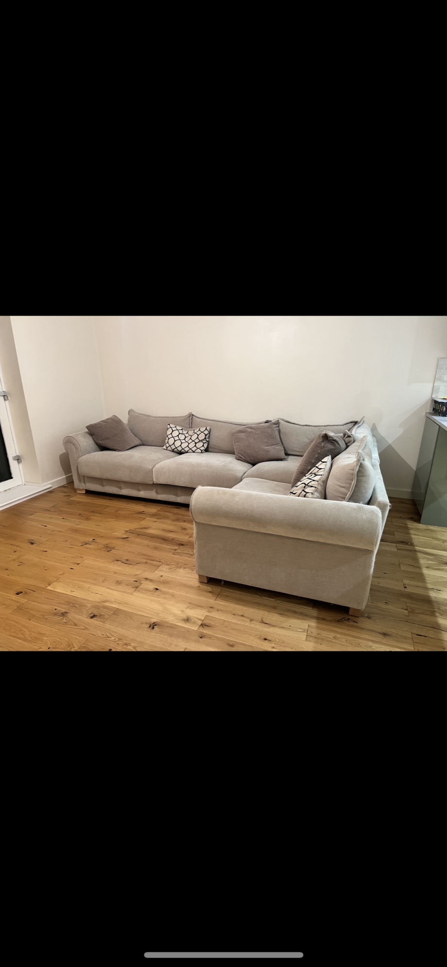 L-shaped sofa