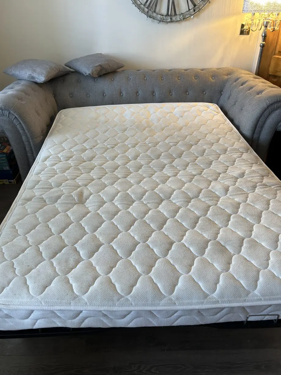 Wayfair grey fabric 3 seater sofa bed