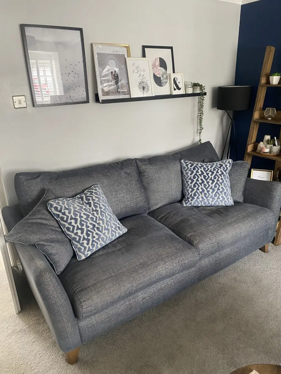 Furniture village Marina 3 seater sofa and chair