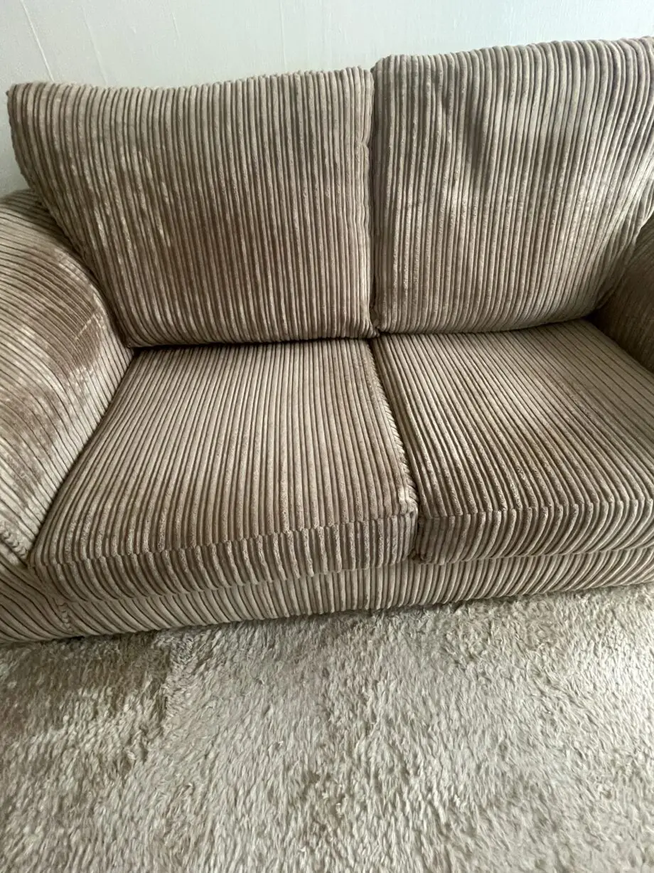 Luxor Fullback Coffee 3 + 2 Seater Sofa Suite | Soft Jumbo Cord Fabric Sofa Sets For Living Room Furniture (Coffee, 3 + 2 Sofa Suite)