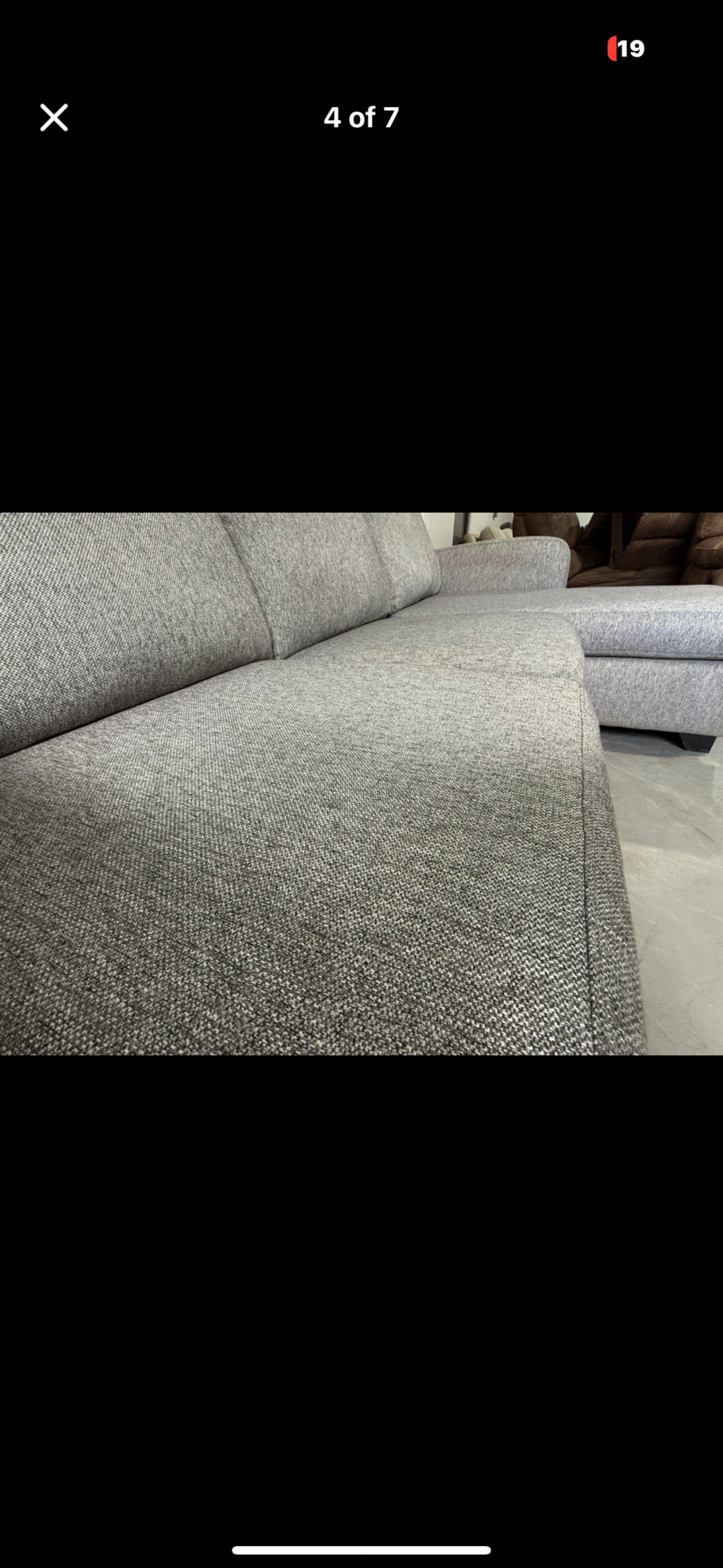 DFS layla 3 seater corner sofa