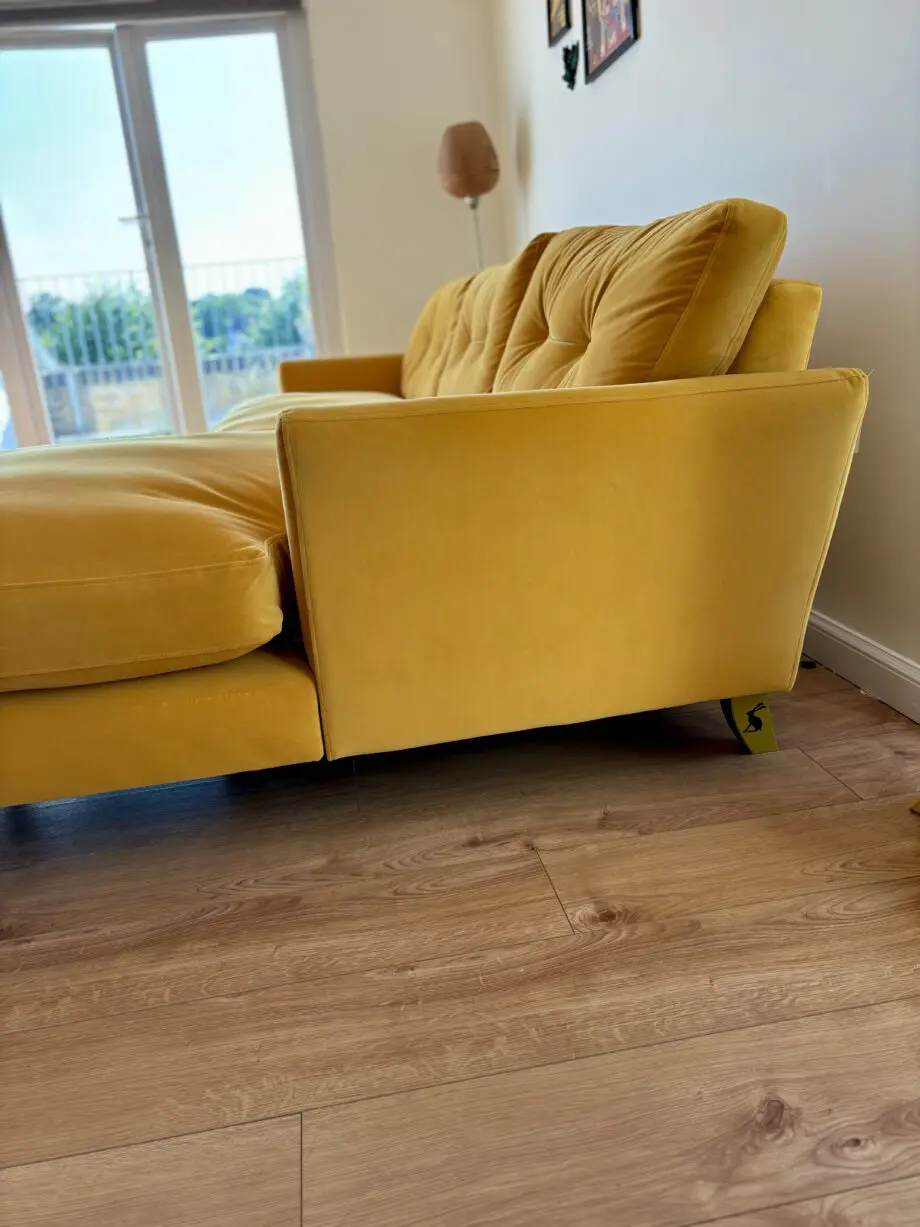 Almost New! DFS - Luxury Velvet, large 4-Seater Sofa