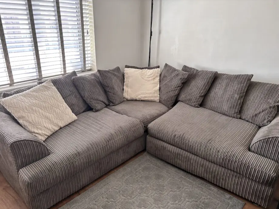 Wayfair AJO corner sofa grey