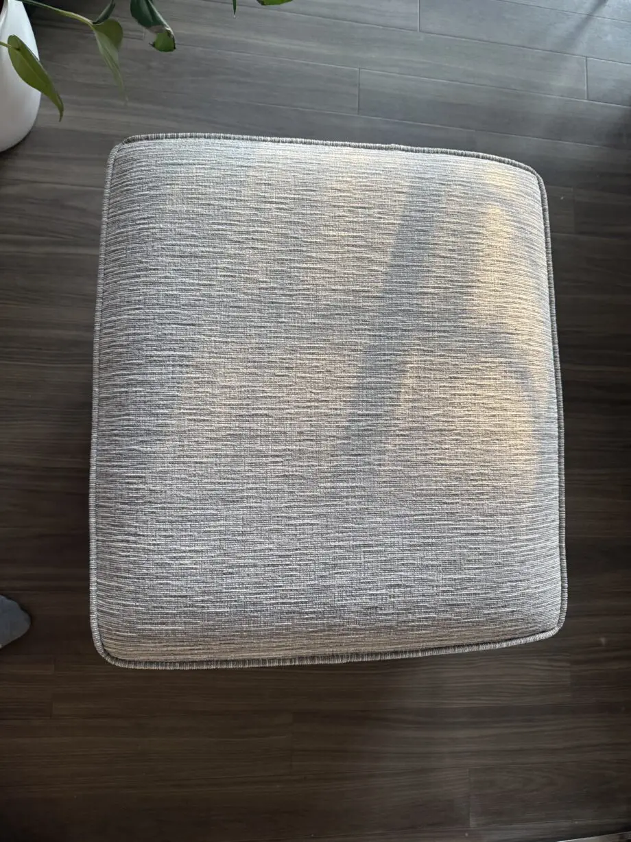 DFS Brayton Pillow Back 4 Seater Sofa & Footstool - Grey