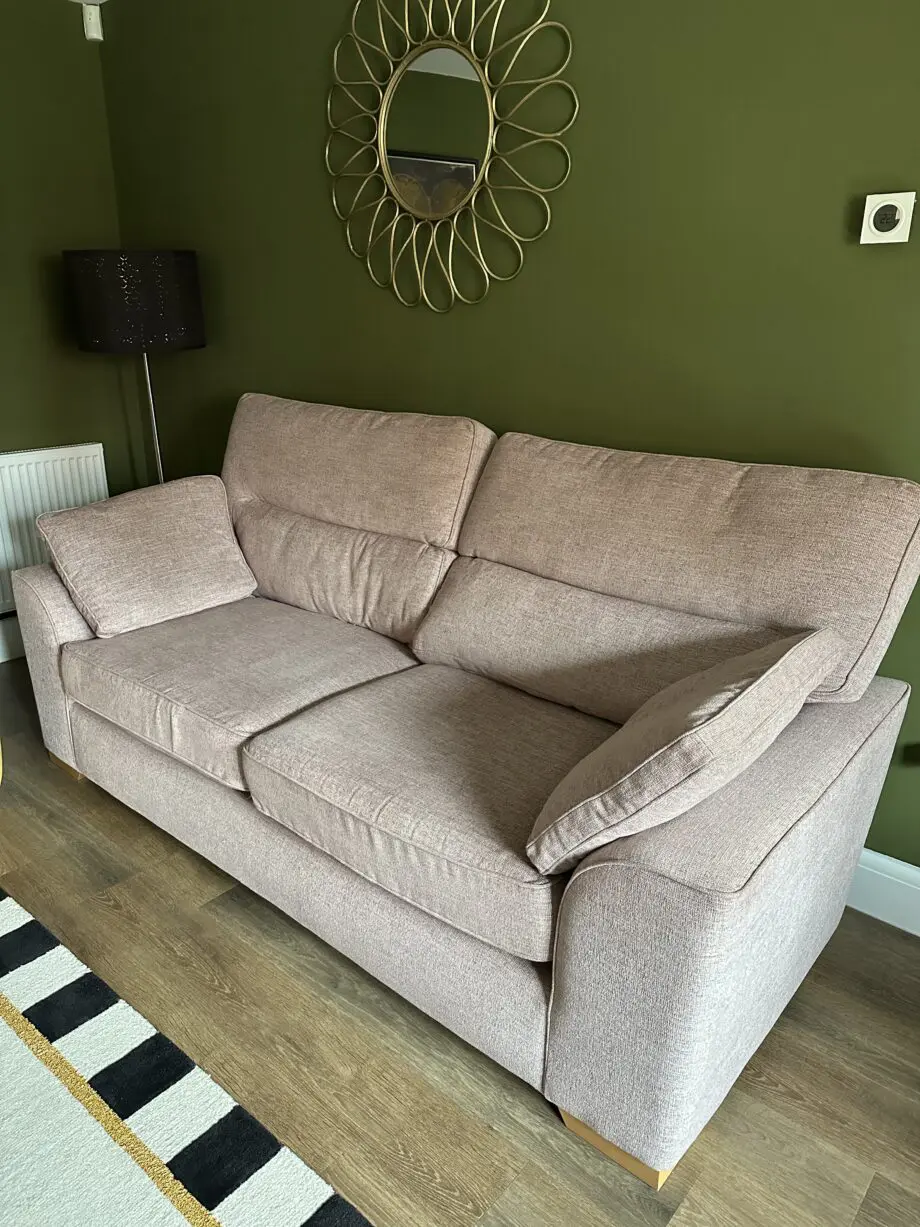 Next Pink Stamford Highback Sofa