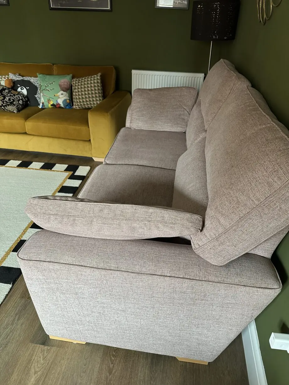 Next Pink Stamford Highback Sofa