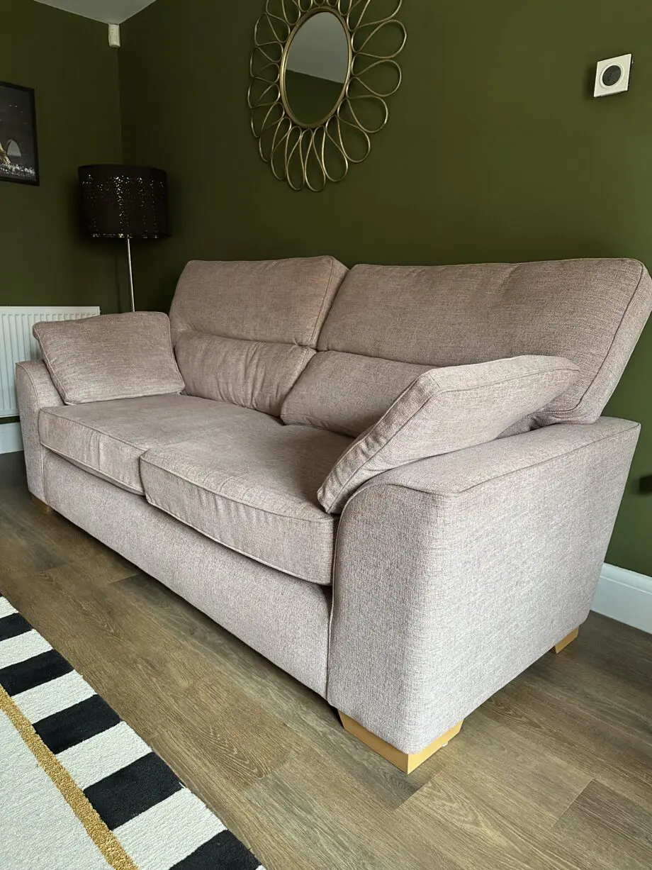 Next Pink Stamford Highback Sofa