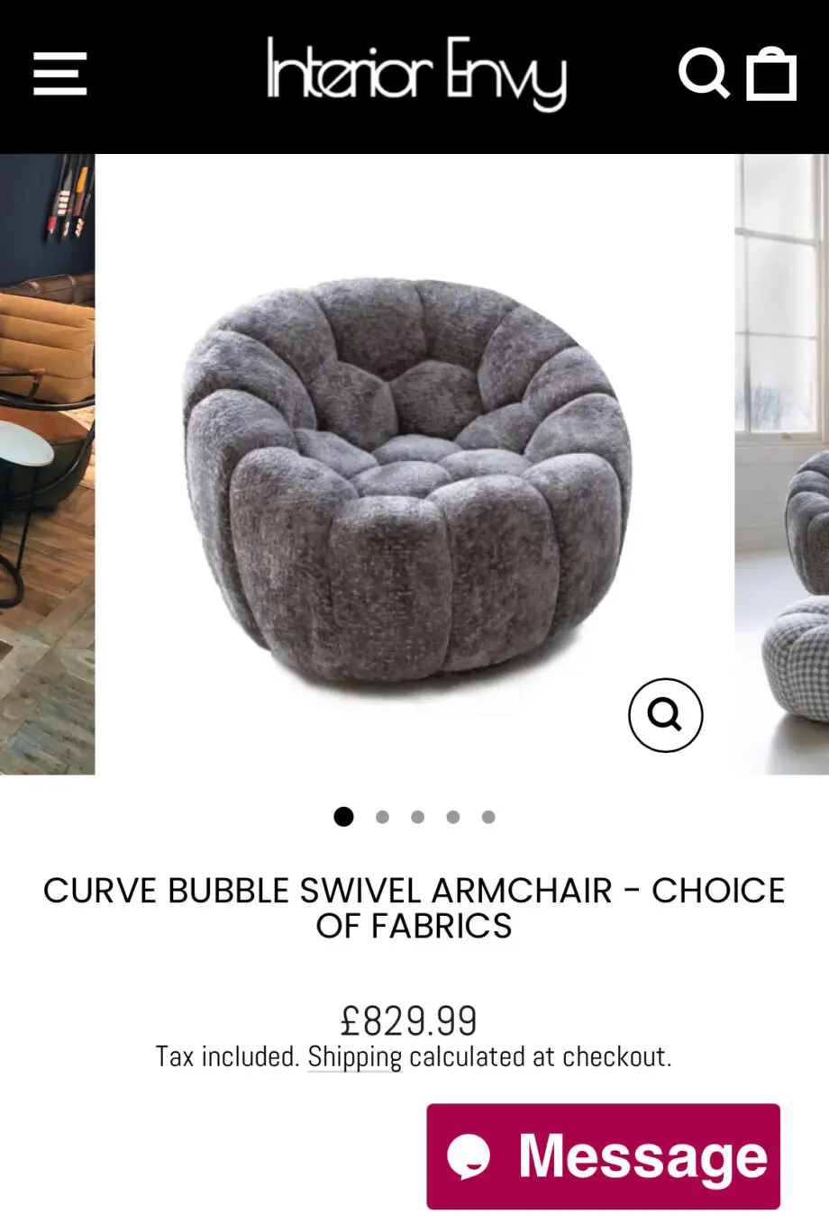 Aero Bubble Sofa set (Grey)