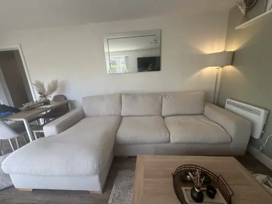 Houghton causal comfort 3 seater sofa bed colour oyster