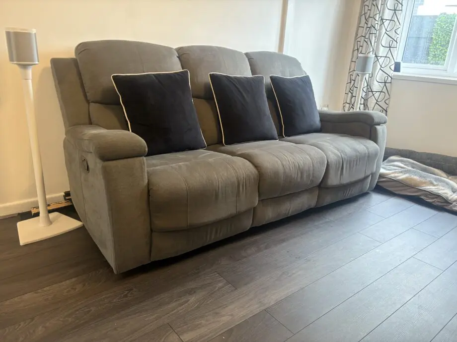 Grey 3 seater
