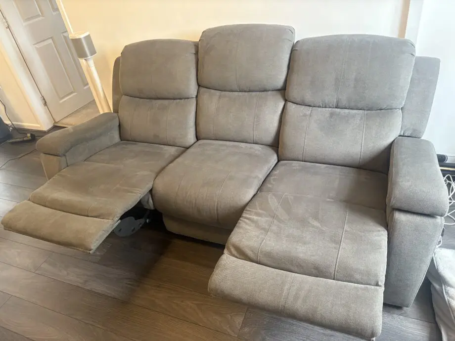 Grey 3 seater