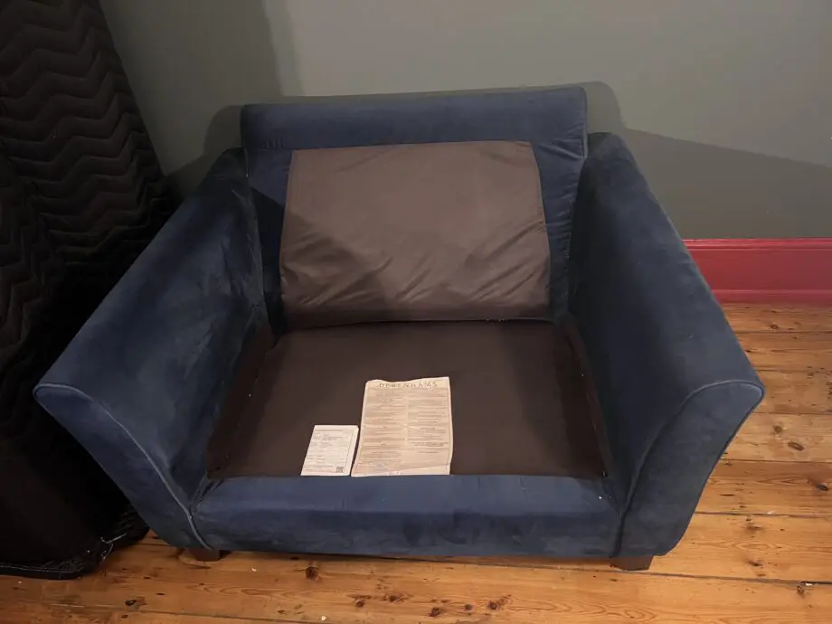 Debenhams Blue Love Seat