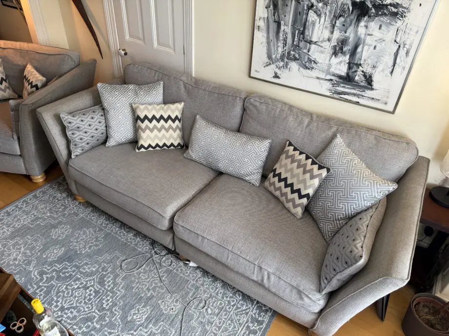 Large sofa and armchair set - Oak Furniture Land