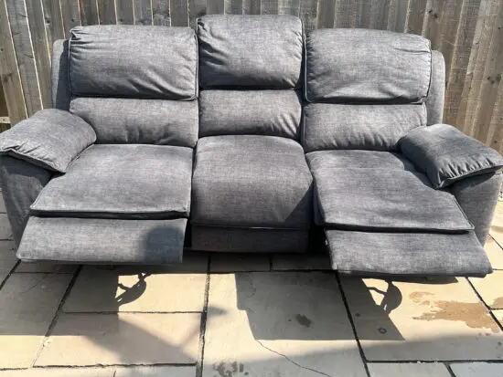 Oak , furniture land , charcoal grey, good wood.