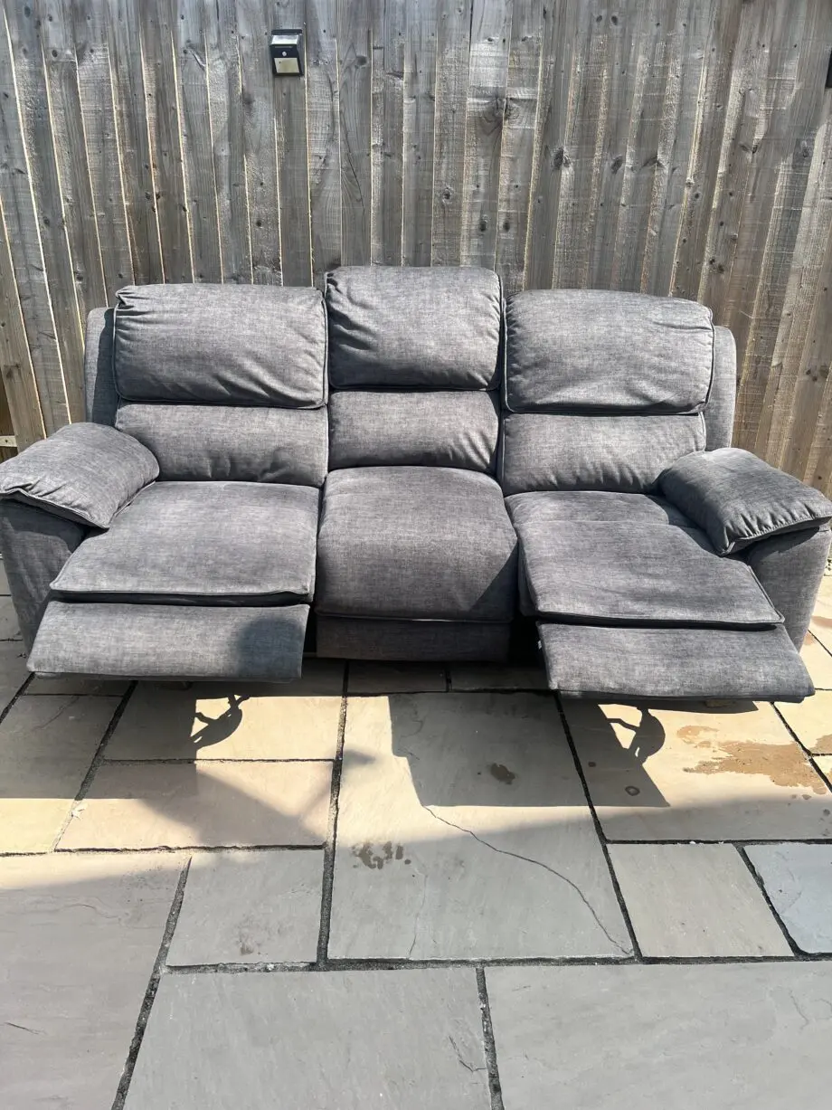 Oak , furniture land , charcoal grey, good wood.