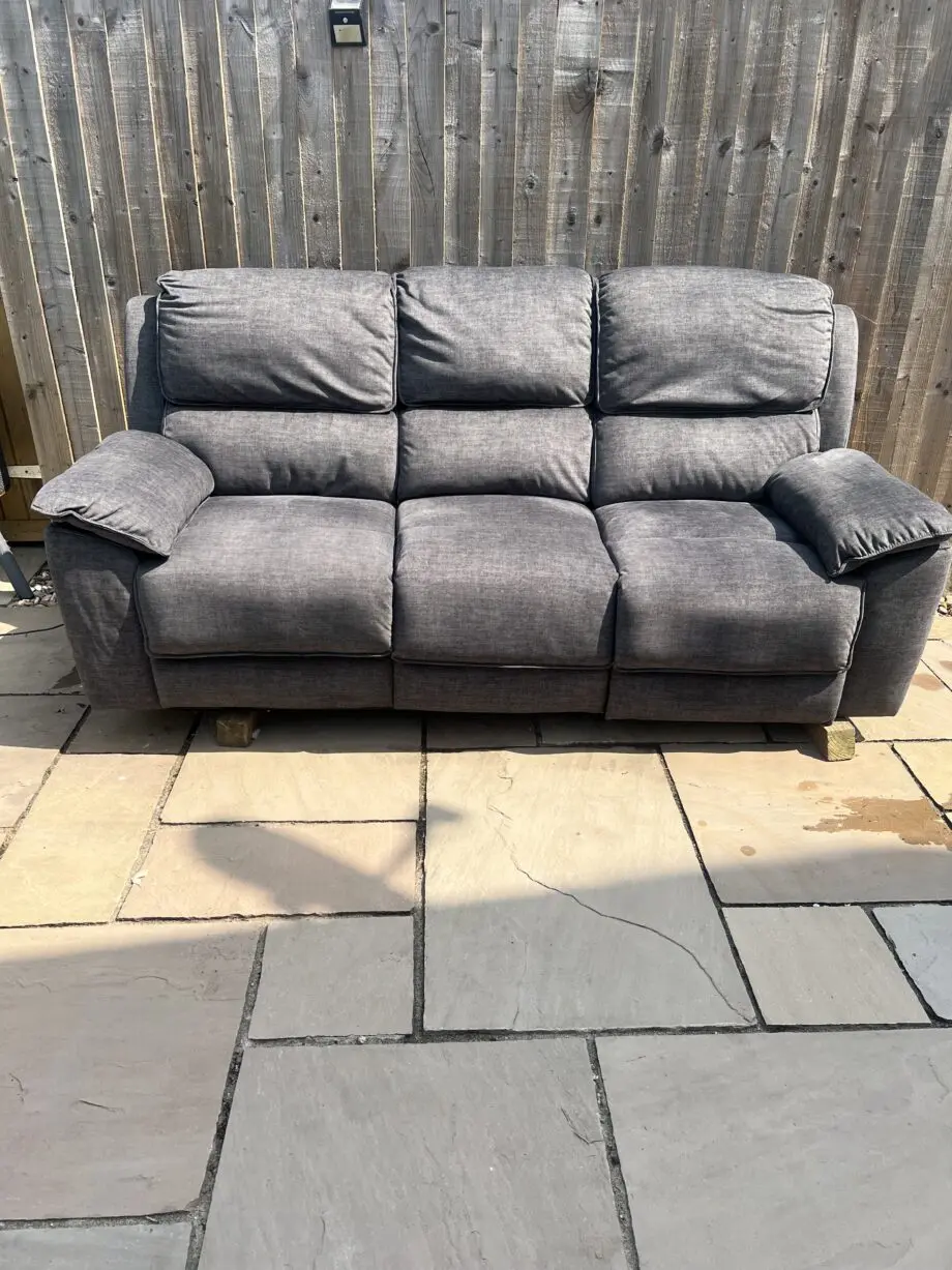 Oak , furniture land , charcoal grey, good wood.
