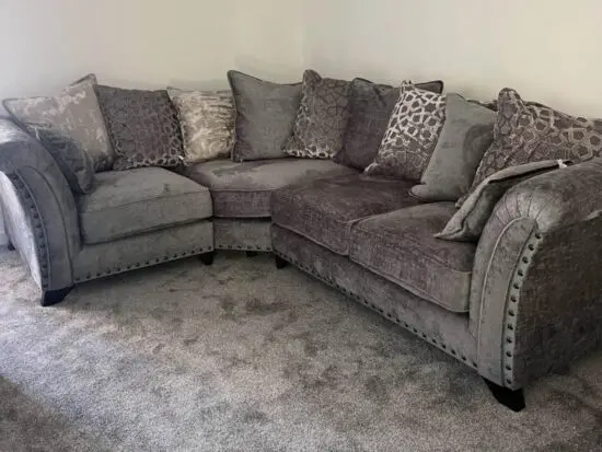 Furniture village grey corner sofa