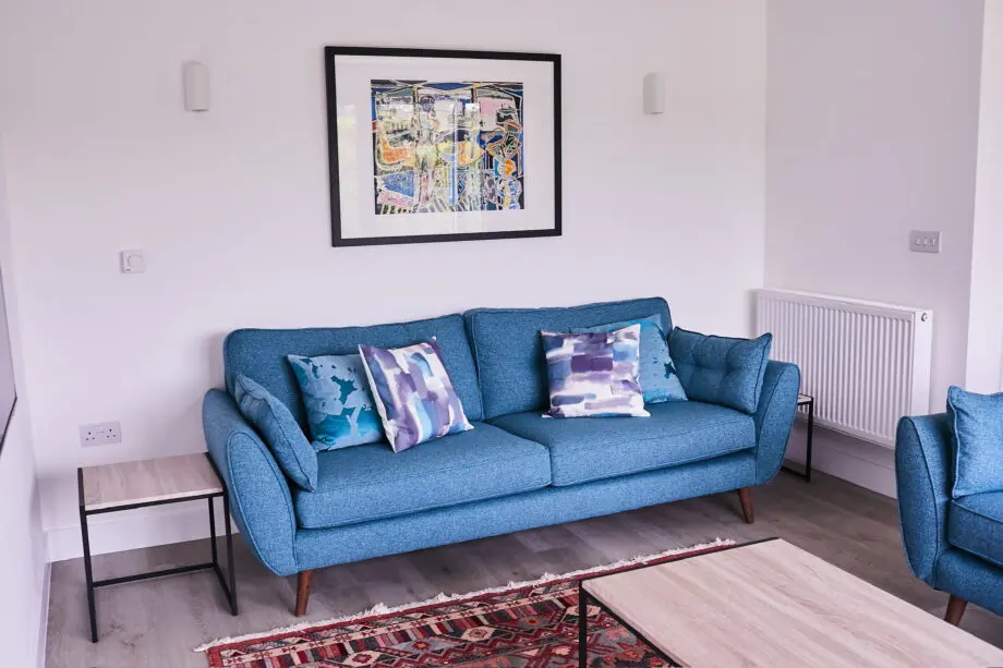 DFS French Connection Zinc Plain Colour: Teal