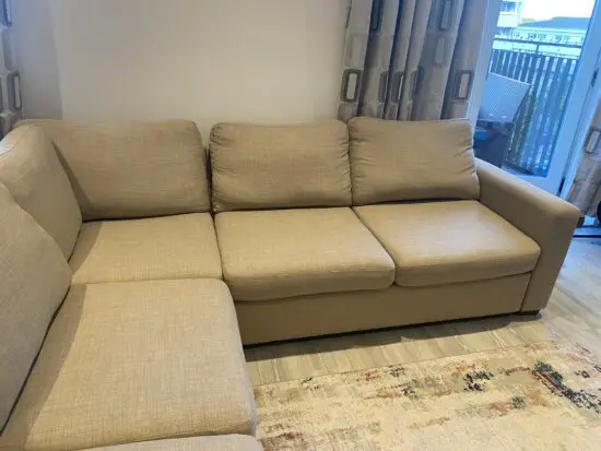John Lewis- Beige 5 seater Corner Sofa