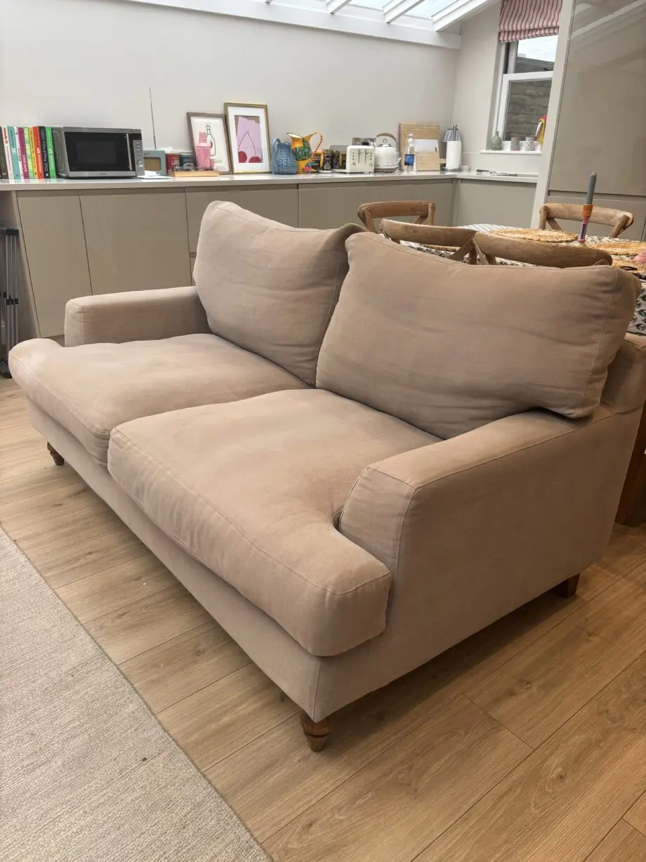 Sofa.com brushed linen cotton 2 seater sofa