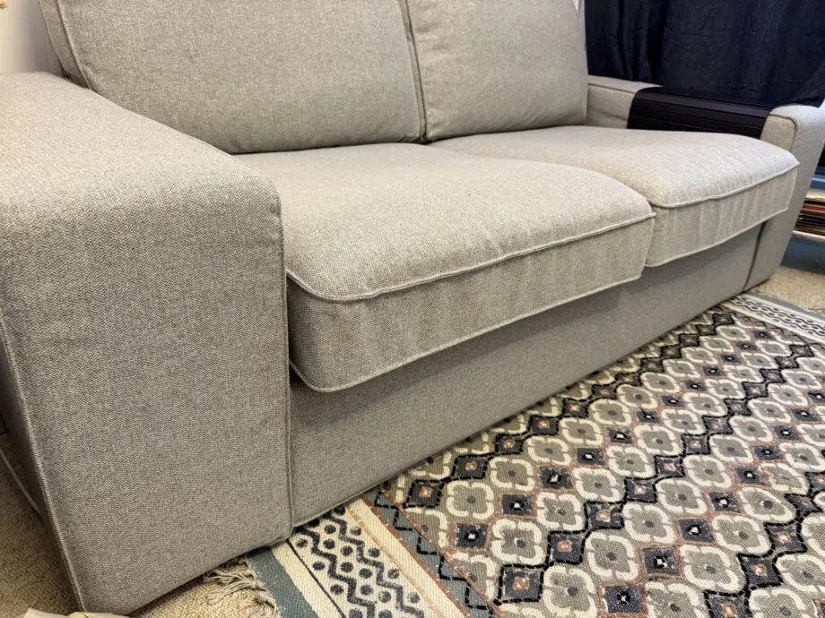 IKEA light grey KIVIK 2-seat sofa