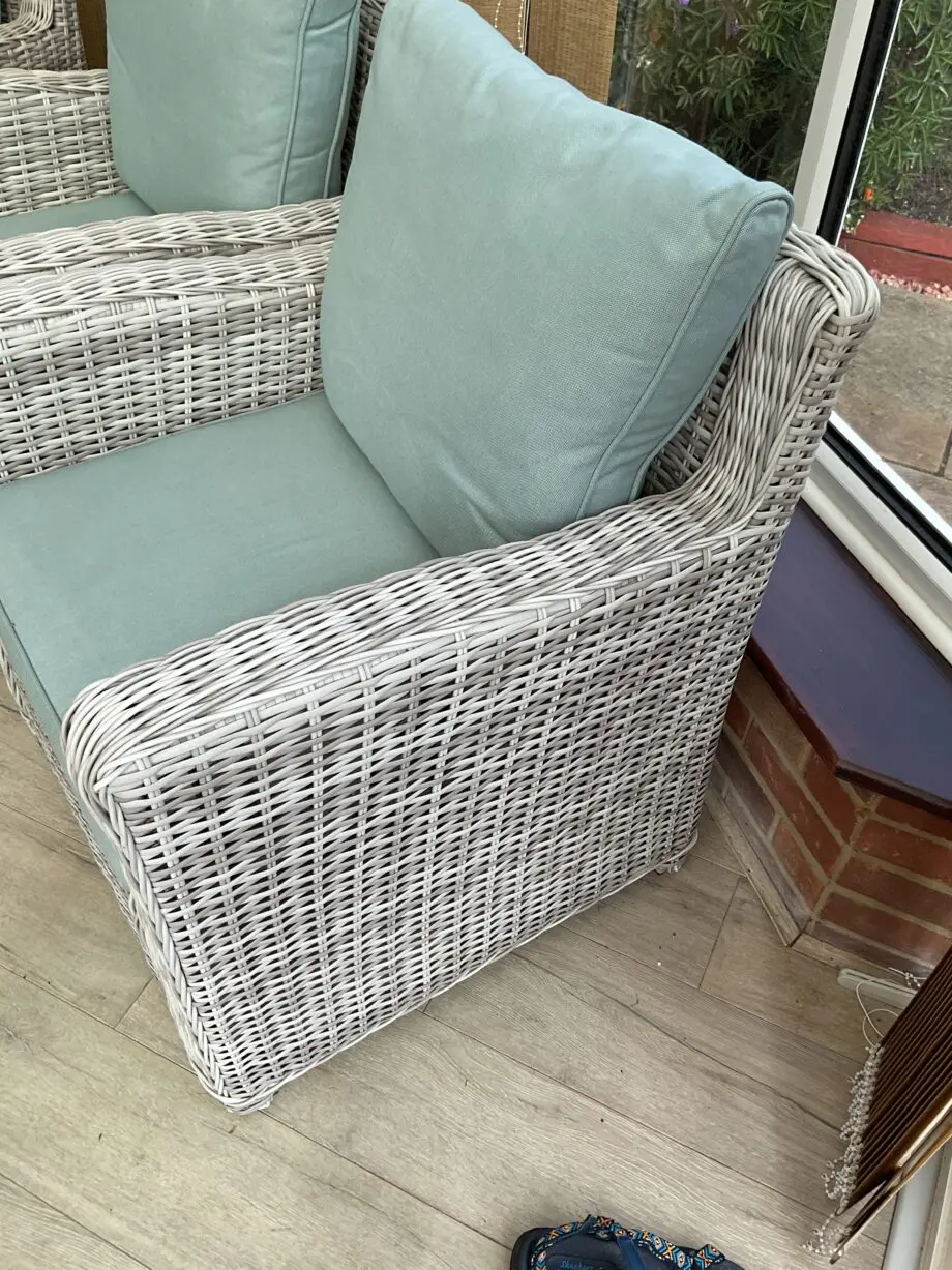 Conservatory or Garden Settee and 2 Chairs