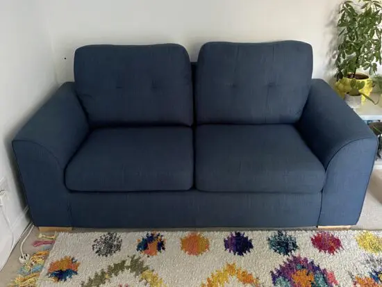 DFS Blue 2seater sofa