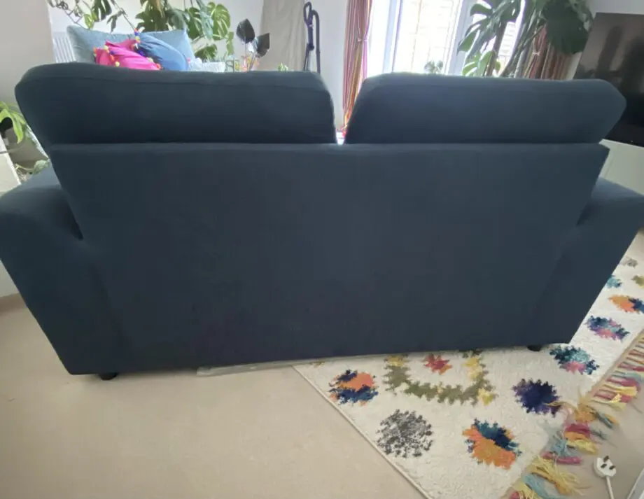 DFS Blue 2seater sofa