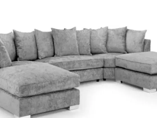 Bishop Scatterback U Shape Sofa - Grey
